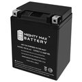 Mighty Max Battery YB14L-A2 12V 12Ah Replacement Battery for Honda CB750 K RC01 1980 MAX3951630